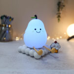 چراغ خواب سیلیکونی طرح گلابی