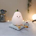 چراغ خواب سیلیکونی طرح گلابی