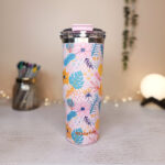 تراول ماگ دسته دار سطلی گل دار ۹۰۰ میلی لیتر سیتارایوری