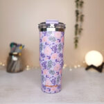 تراول ماگ دسته دار سطلی گل دار ۹۰۰ میلی لیتر سیتارایوری